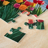 クラシック木製風車 ジグソーパズル (側面)