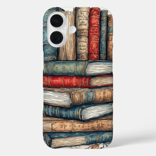 クラシック本棚 Case-Mate iPhoneケース (裏面)