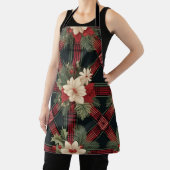 クラシック格子付きキッチンエプロン エプロン (インサイチュ)