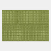 クラシック植物指骨フローラアートパターン ラッピングペーパーシート (正面3)