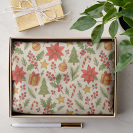 クラシック植物指骨フローラアートパターン 薄葉紙