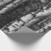 クラシック樺の木の森の包み紙 ラッピングペーパー (角)