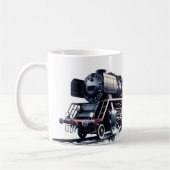 クラシック欧州鉄道輸送 コーヒーマグカップ (左)