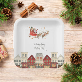 クラシック水伝統的色の家族 ペーパープレート