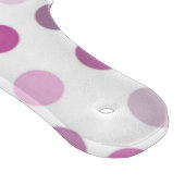 クラシック水玉模様ピンクの白 カッティングボード (角)