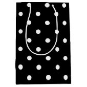 クラシック水玉模様 ミディアムペーパーバッグ (正面)