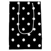 クラシック水玉模様 ミディアムペーパーバッグ (裏面)