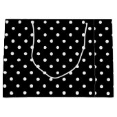 クラシック水玉模様 ラージペーパーバッグ (正面)