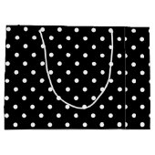 クラシック水玉模様 ラージペーパーバッグ (裏面)