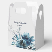 クラシック水色フローラ結婚ズ フェイバーボックス (オープン)