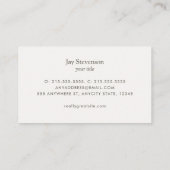 クラシック法実務弁護士プロフェッショナル 名刺 (裏面)