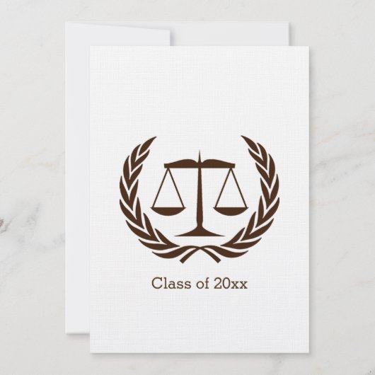 クラシック法科卒業 招待状 (裏面)