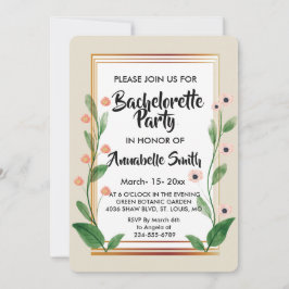 クラシック洗練さエレガントれた独身者 招待状