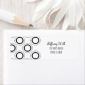 クラシック洗練差出人住所ラベル ラベル (インサイチュ)