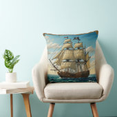 クラシック海賊船モザイク クッション (椅子)