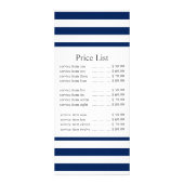 クラシック海軍ストライプ事業価格 ラックカード (正面)