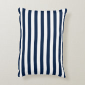 クラシック海軍モノグラムの白航海の アクセントクッション (裏面(縦))