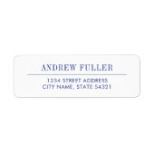 クラシック海軍 ラベル (正面)