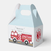 クラシック消防車の子供の好意ボックス フェイバーボックス (裏面サイド)