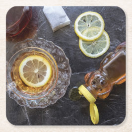 クラシック熱いトディ スクエアペーパーコースター