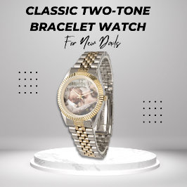 クラシック父の日の写真メパーソナライズされたッセージ 腕時計