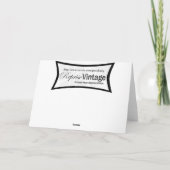 クラシック父の日 カード (裏面)