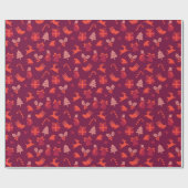 クラシック特別うれしそうなヴィンテージ誕生日 ラッピングペーパー (フラット)