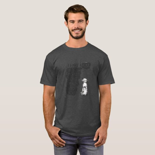 クラシック猫レトロ Tシャツ (正面フル)