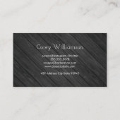 クラシック理容師ショップウッドパネル 名刺 (裏面)