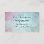 クラシック理容師ショップテクスカラフルチャ 名刺 (裏面)