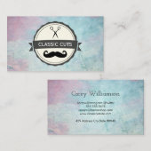 クラシック理容師ショップテクスカラフルチャ 名刺 (正面/裏面)