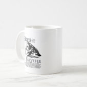 クラシック生まれオンバイユーケージャンビベス コーヒーマグカップ (正面左)