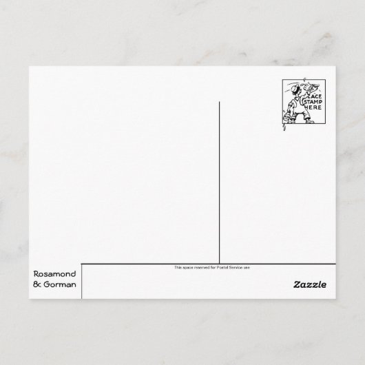 クラシック用はがき ポストカード (裏面)