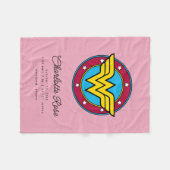 クラシック疑問に思女 |新生児誕生の状態 フリースブランケット (正面(横))