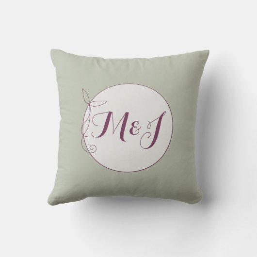 クラシック白い蘭のカスタマイズ可能な結婚ギフト クッション (裏面)