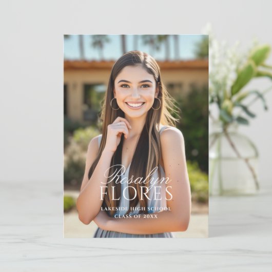 クラシック白書卒業 案内状 (スタンド正面)