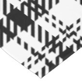 クラシック白黒の格子縞 テーブルクロス (アングル)