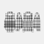 クラシック白黒の格子縞 フェイバーボックス (折り畳みなし)