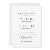 クラシック白黒エレガフォーマルントウェディング