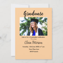 クラシック白黒クラスadd year scho卒業 案内状