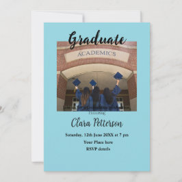 クラシック白黒クラスadd year scho卒業 案内状