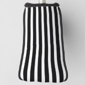 クラシック白黒ゴルフヘストライプのッドカバー ゴルフヘッドカバー (回転90)