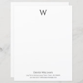 クラシック白黒パーソナライズされた固定 (正面/裏面)