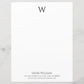 クラシック白黒パーソナライズされた固定 (正面)