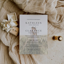 クラシック白黒フォトエレガントな結婚式