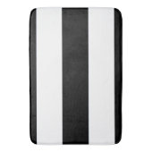 クラシック白黒ブロードストライプ バスマット (正面縦)