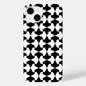 クラシック白黒ムスリムマンルクパターン Case-Mate iPhoneケース (裏面)