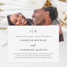 クラシック白黒モノグラム写結婚真