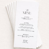 クラシック白黒老金結婚 メニュー