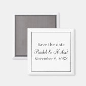 クラシック白黒 マグネット (正面/裏面)